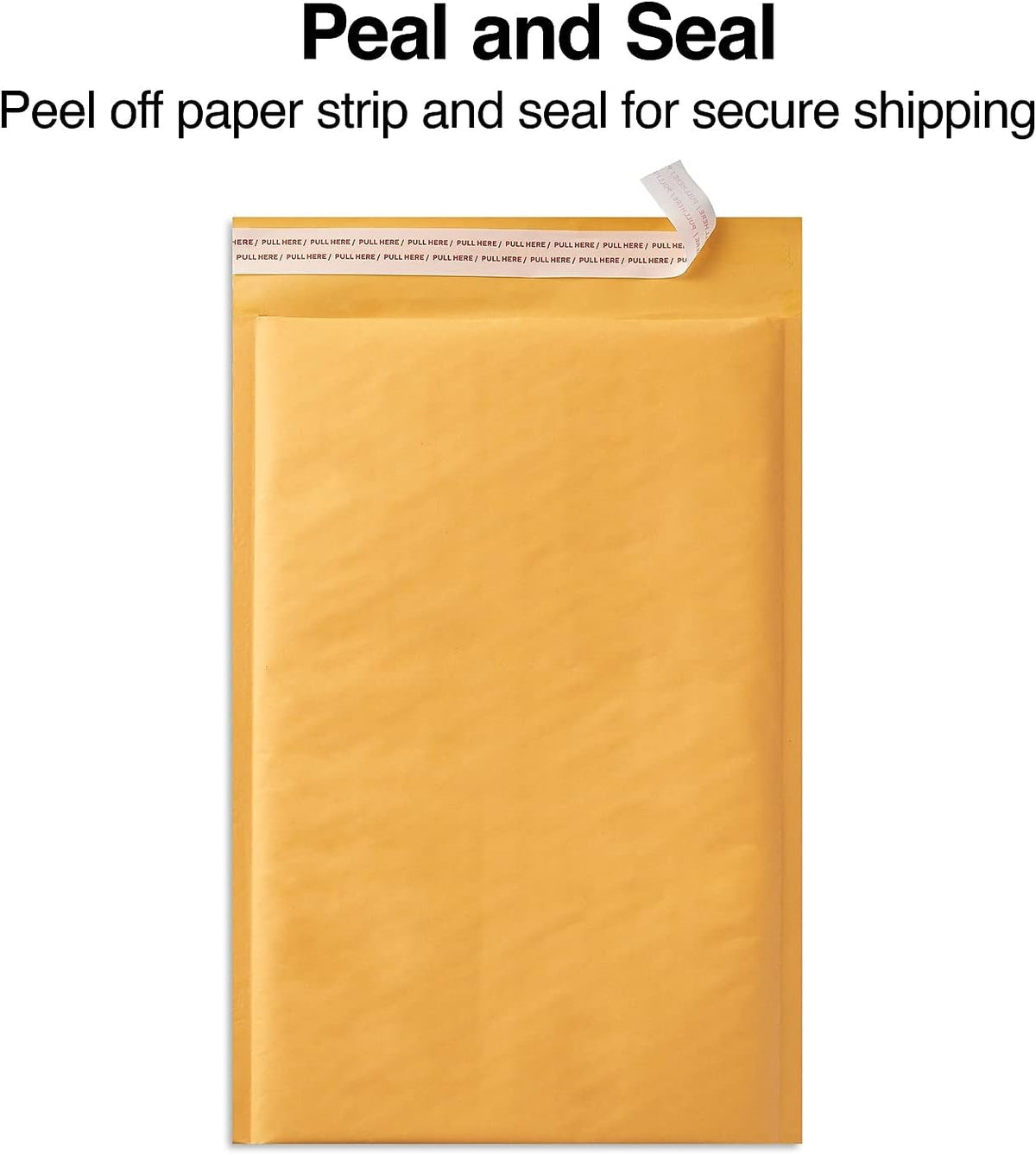 Peel & Seal Bubble Mailers, #0 Size, 5x10 In, 25-Ctn, 51574-CC