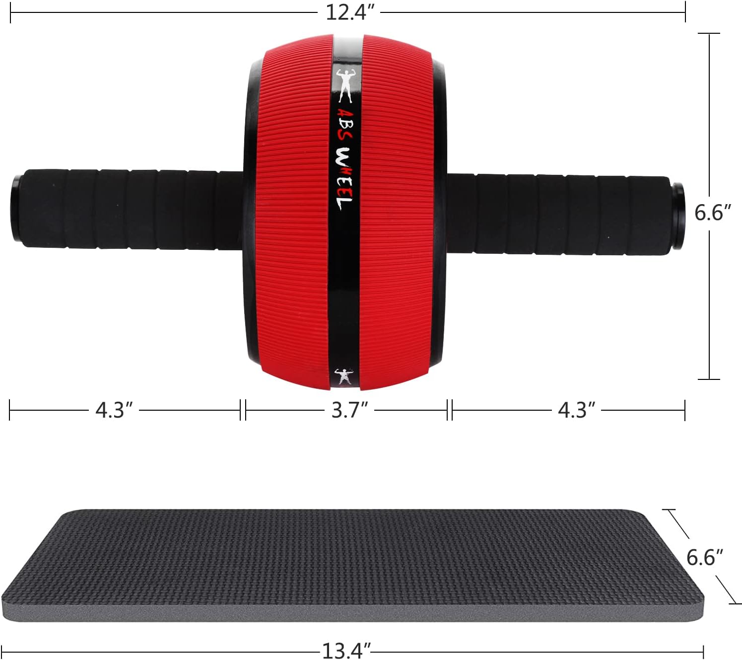 Ab Roller Wheel, Abs Workout Equipment for Abdominal & Core Strength Training, Exercise Wheels for Home Gym Fitness