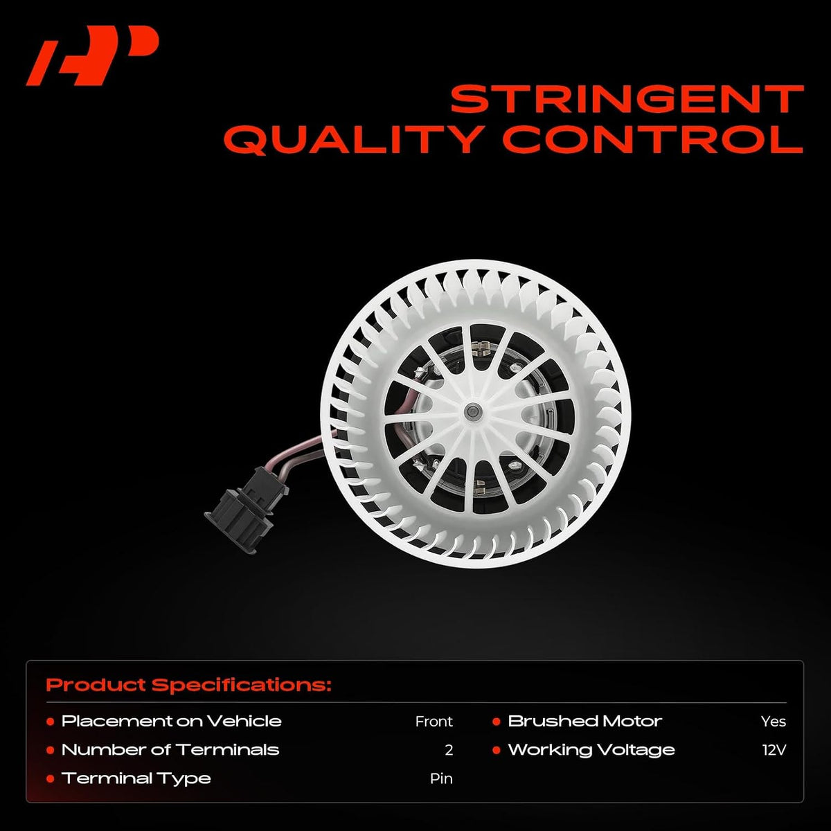 A-Premium Front HVAC Heater Blower Motor with Fan Cage