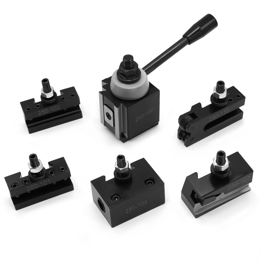 Jecoupoon AXA Quick Change Tool Post Set 6"-12" Lathe Swing 250-100