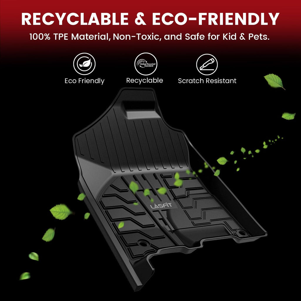 Floor Mats 2013-2018 for Dodge Ram 1500/2500/3500 Crew Cab, 2019-2024 for Dodge Ram 1500 Classic Crew Cab 4 Full Size