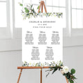Personalized Seating Chart Welcome Sign, Custom Wedding Sign Board, Guests Plan Decorations, Our Favorite People