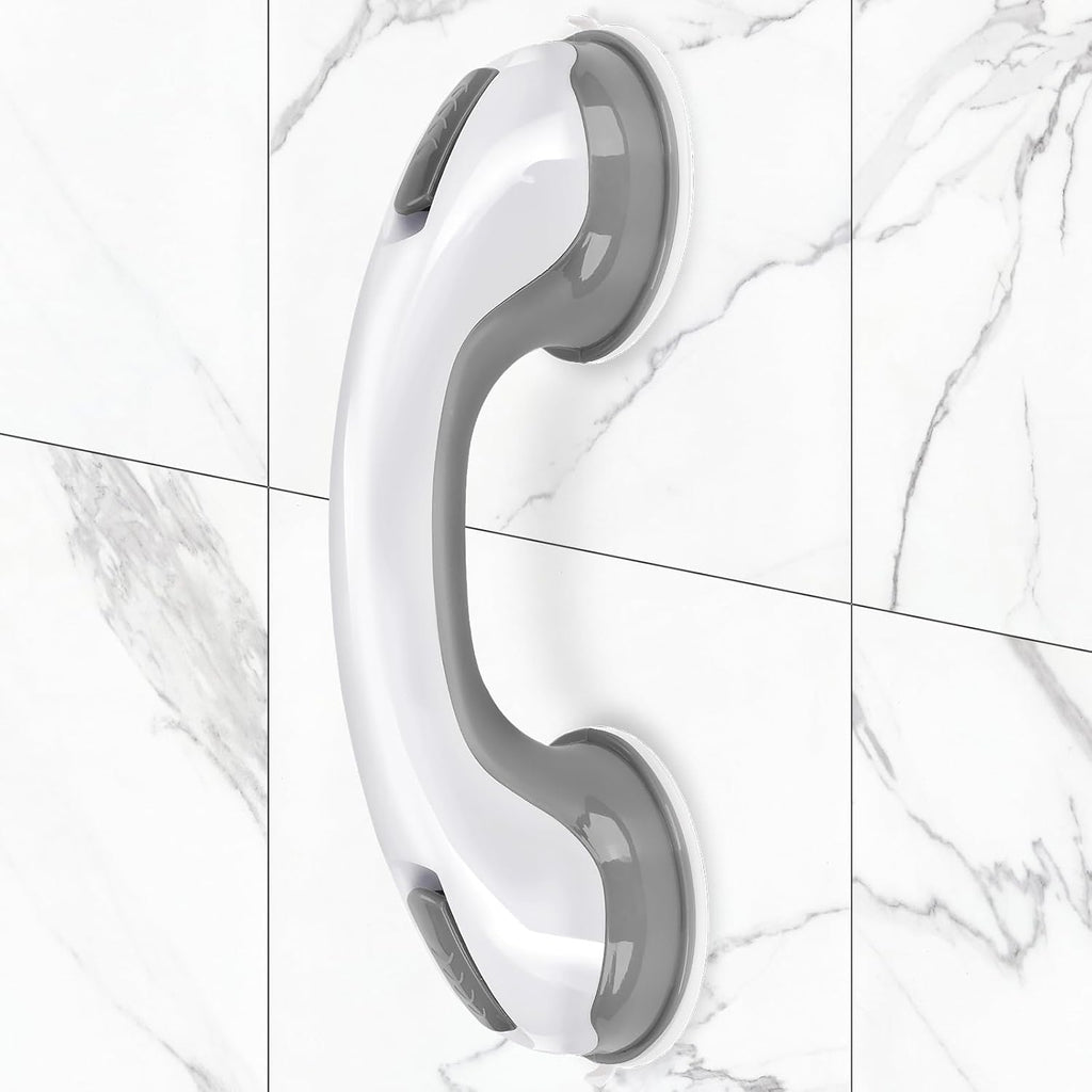 Shower Handle 1 Pack Grab Bars for Bathtubs & Showers, 12 inch Grab Bars for Bathroom with Strong Hold Suction Cup