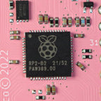 2Pack USB-C Pi Pico, Pre-soldered with Headers, ENIG Finish, Raspberry Pi Pico Compatible RP2040 Microcontroller Board, with 1 USB A-C Cable, Pink Color