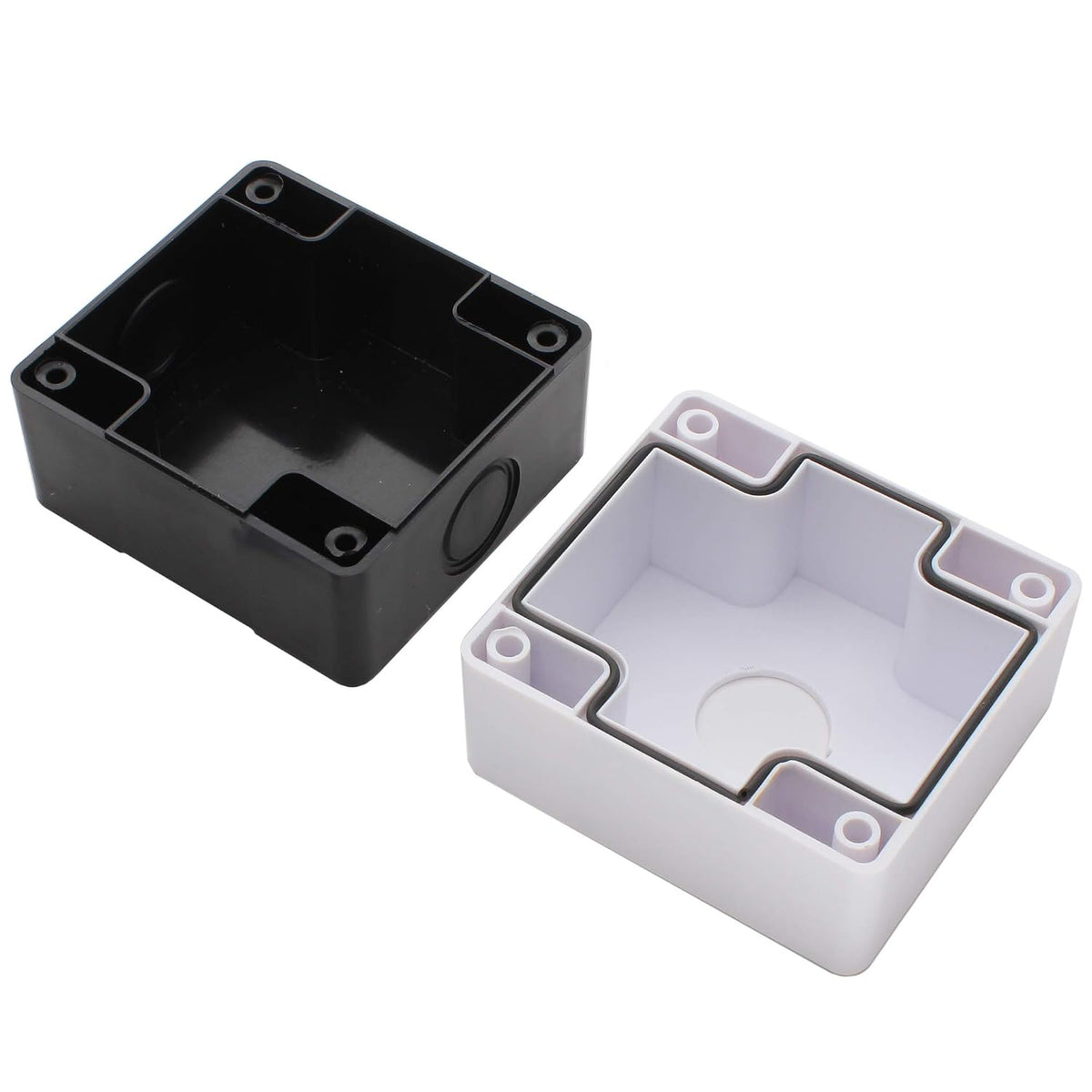 22mm Push Button Control Station Box, Single Hole Enclosure 2 Pack