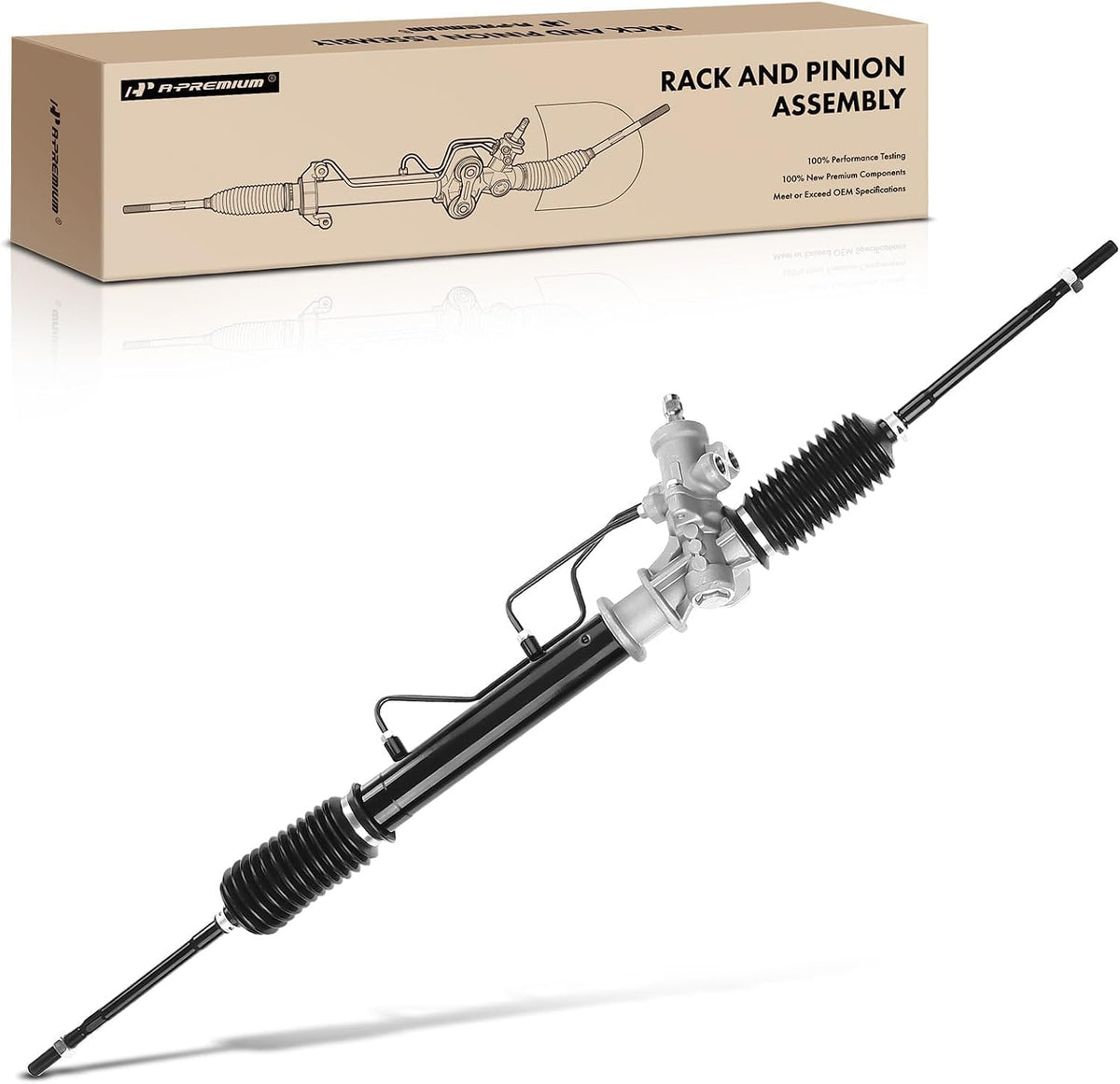 A-Premium Power Steering Rack and Pinion Assembly, with Inner Tie Rods
