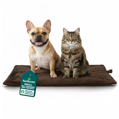 ThermaNAP Self Warming Cat Mat, Dog Bed for Crates with Self-Warming Technology for Cozy Rest, Fully Machine