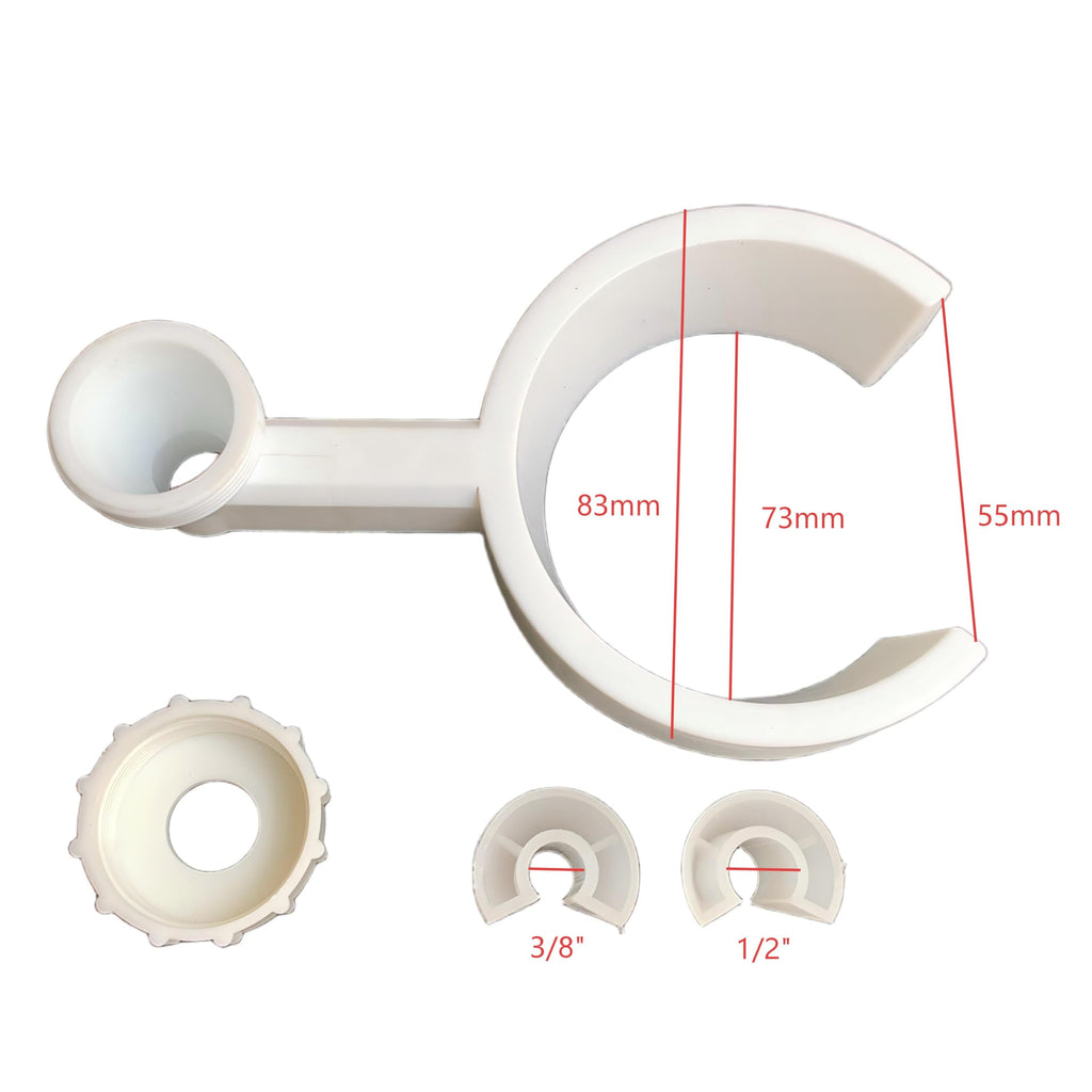 1000ml Glass Separatory Funnel Casting Iron Base PTFE Stopcock