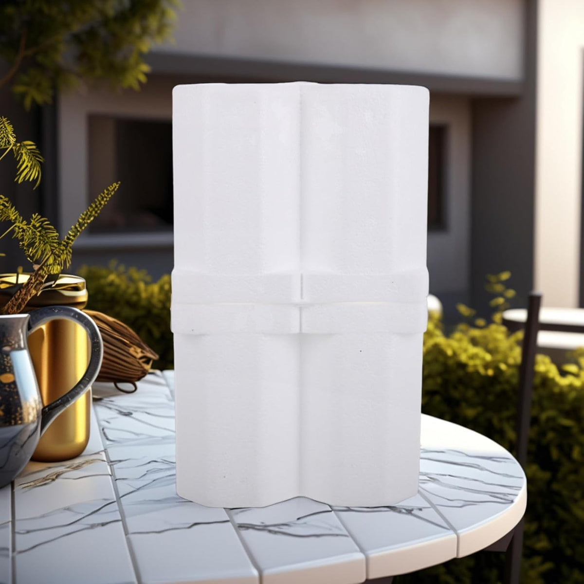 Wine Bottle Protector Double Bottle Foam Packaging Box 85mm White
