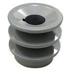 C CLINK 2AK20-3/4 Double Groove Pulley/Sheave,2.00"OD 3/4" Bore,for A, 3L & 4L (A & AX) V-Belts, Cast Iron,AK Fixed Bore Pulley,Grey