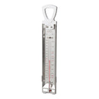 Stainless Steel Candy and Deep Fry Thermometer, 12-Inch Analog Paddle with Pan Clip, Ideal for Frying, Sugar
