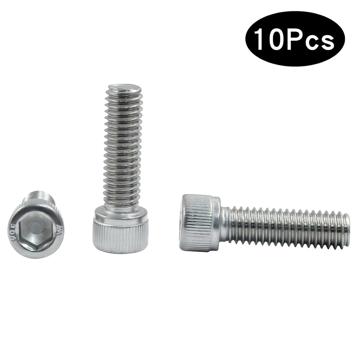 Hordion 3/8-16 x 1-1/4" Socket Head Cap Screws Bolts, 10 PCS Machine Screws