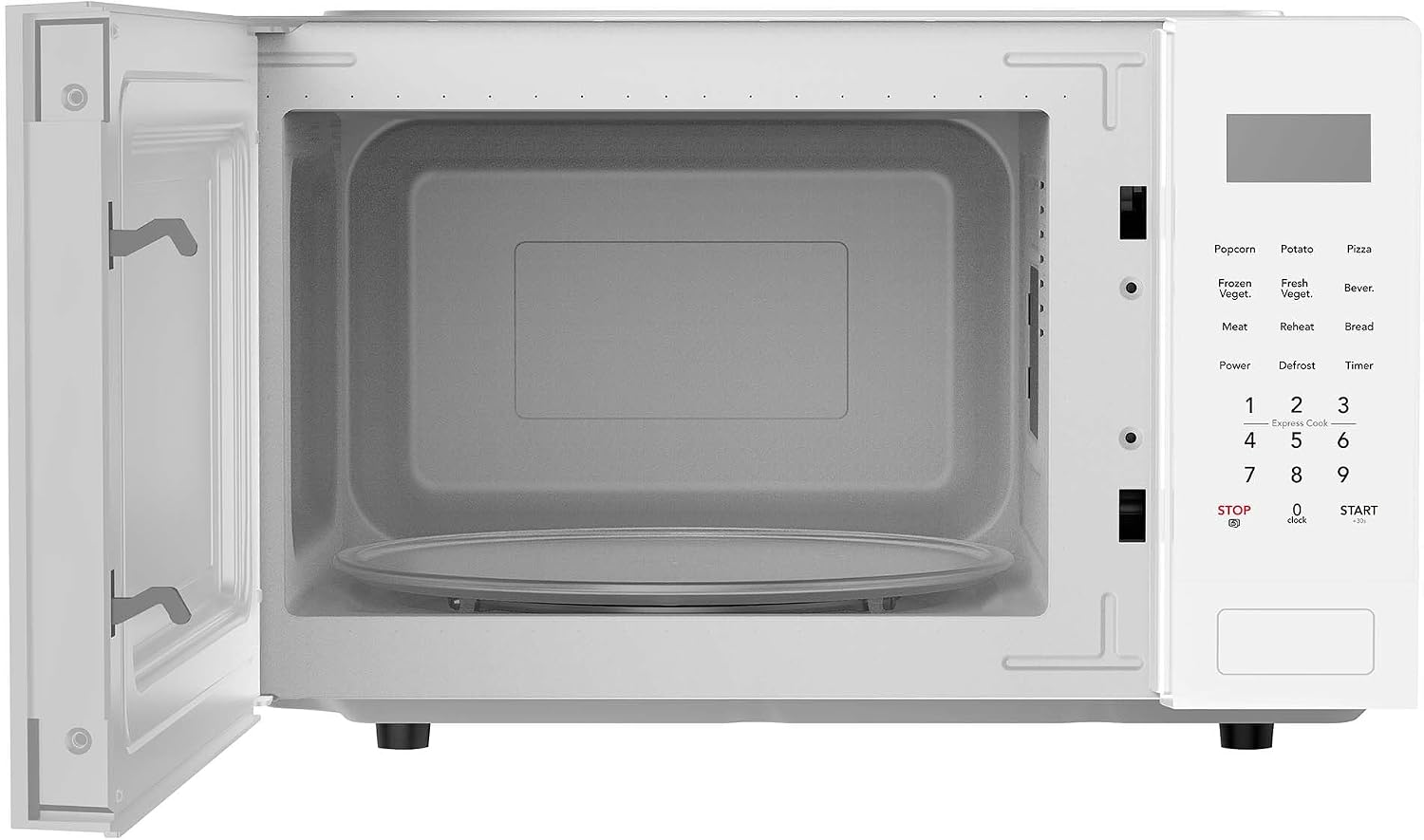 0.9 Cubic Feet Microwave Oven, White