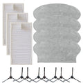 Emiif Filter, Mop Cloth, Side Brush Set for Eureka NER600 Vacuum