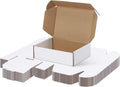30 Pack 7x5x2 inch Small Shipping Boxes, White Mailing Boxes