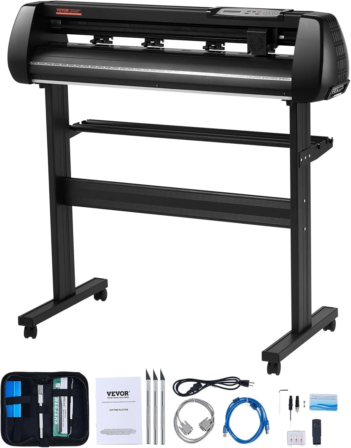 Vinyl Cutter Machine 34 inches Bluetooth Cutting Plotter Machine | For Windows & Mobile, 400 in / 10 m Accuracy