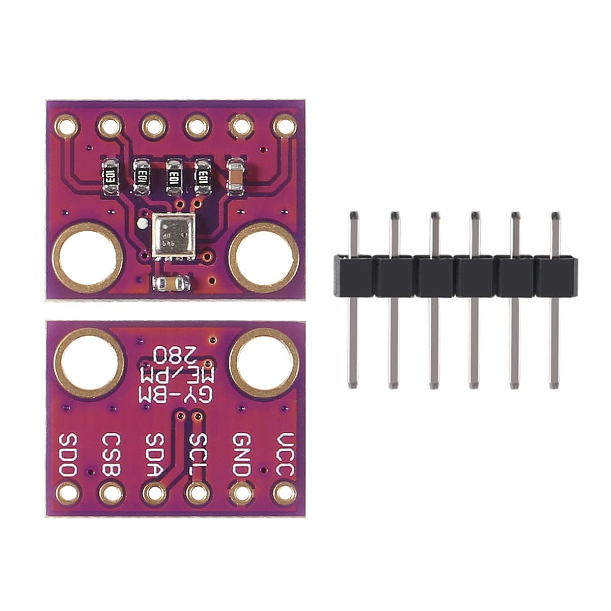3PCS BME280 3.3V Atmospheric Pressure Sensor GY-BME280-3.3 Temperature Humidity Sensor Module for Arduino