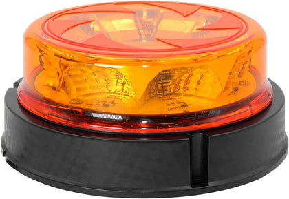 W47S w/Replaceable Lens Amber LED Beacon Lights, Emergency Strobe | Warning/Strobe Flashing