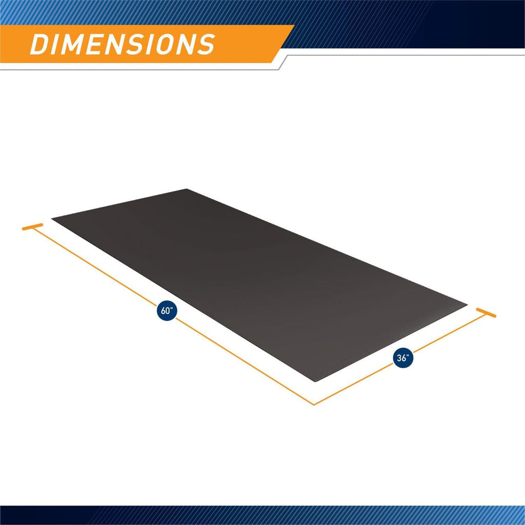Fitness Equipment Mat and Floor Protector Compatible for Treadmills, Elliptical, Exercise Bikes, Stationary Cycles