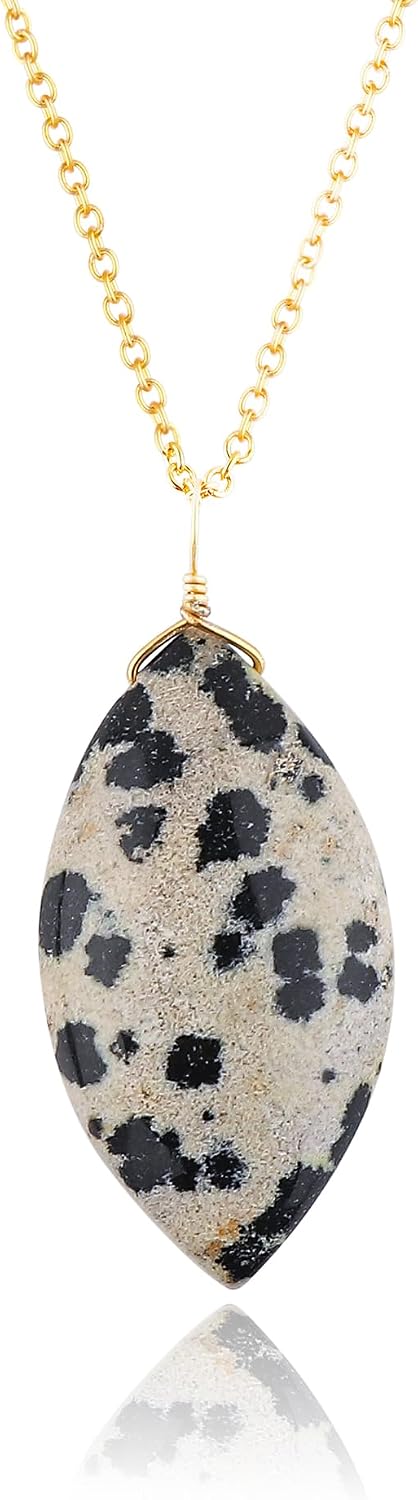 (Pack of 5) Wholesale Bulk Mix Gemstone Crystals Pendant Necklace, Jewelry for Women, Natural Cabochons, Gift
