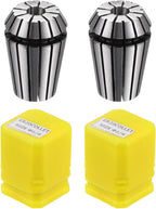 uxcell ER20 Spring Collet, 1/4" Chuck for CNC Engraving Machine Lathe Milling 2pcs