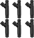 SCITOO 4 Holes 6Pcs Fuel injectors for Ford for Taurus 3.0L 2001-2006