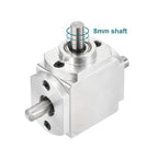uxcell Gear Box 1:1 Forward Double Output Shaft 1 Module 20 Teeth, 8mm