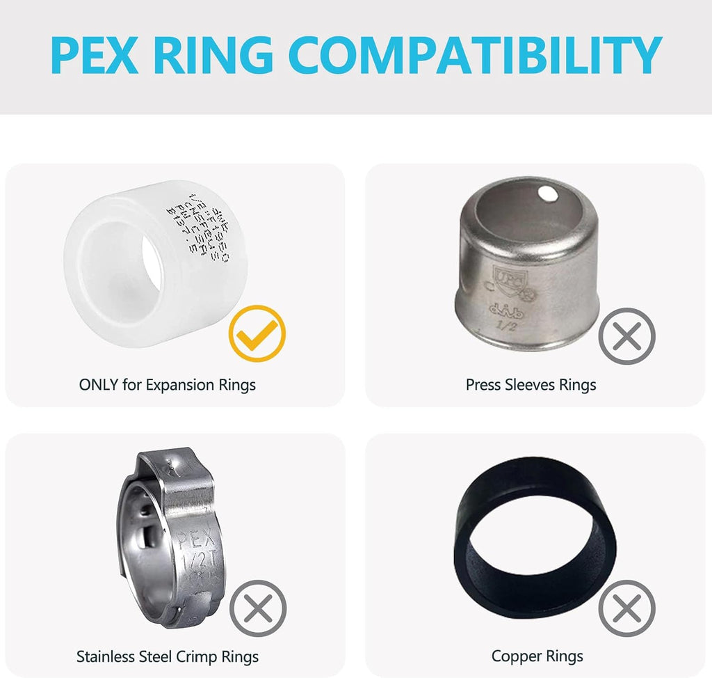 5Pack Seelink PEX-A Expansion Fittings, 1 Inch PEX-A Elbow(PEX1960036-5)