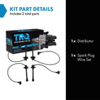 TRQ Ignition Coil Kit 2 Piece Distributor