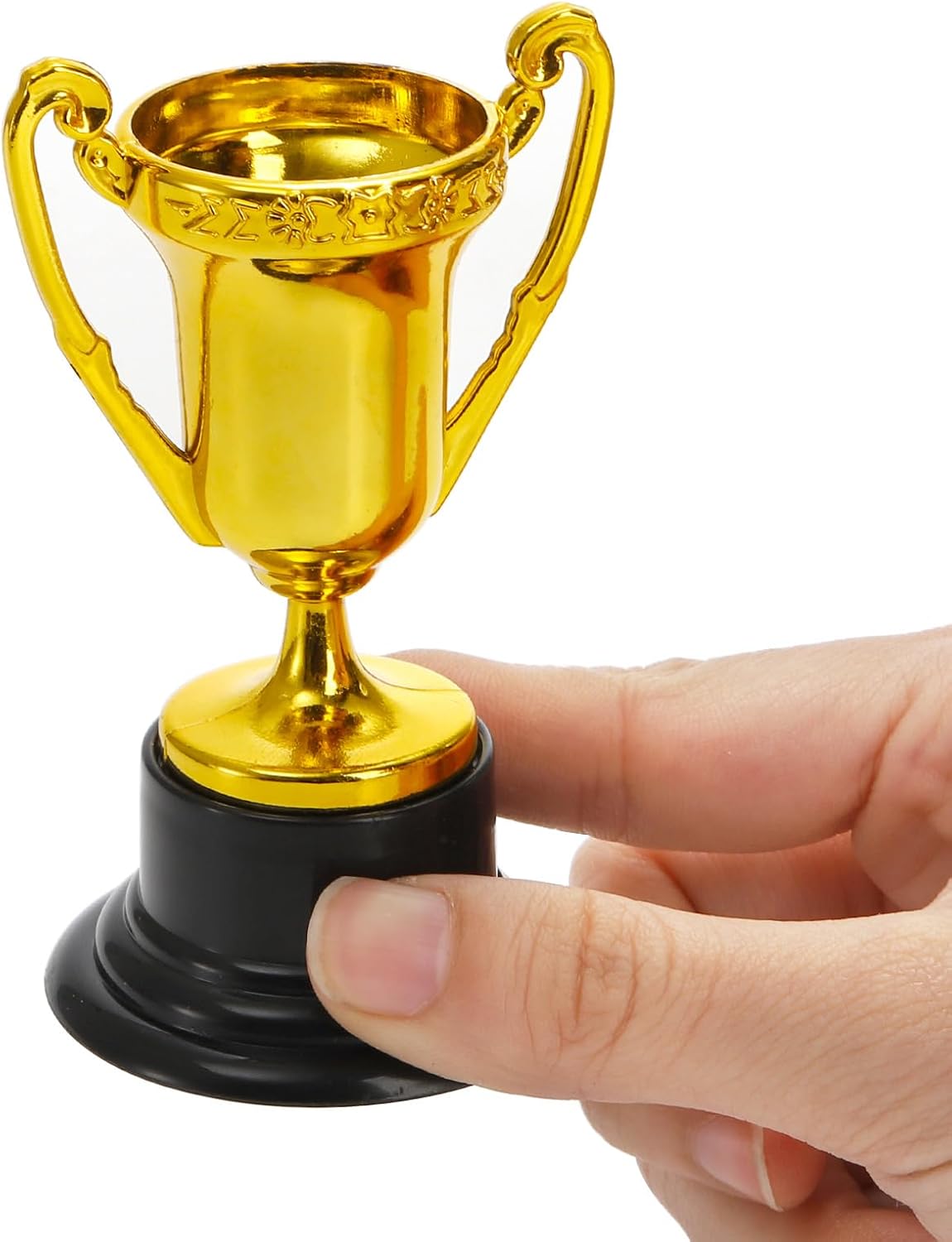 50 Pack Mini Trophies for Awards, Plastic Gold Award Trophy Cups for Kids Participation Trophy Cup Bulk for Party