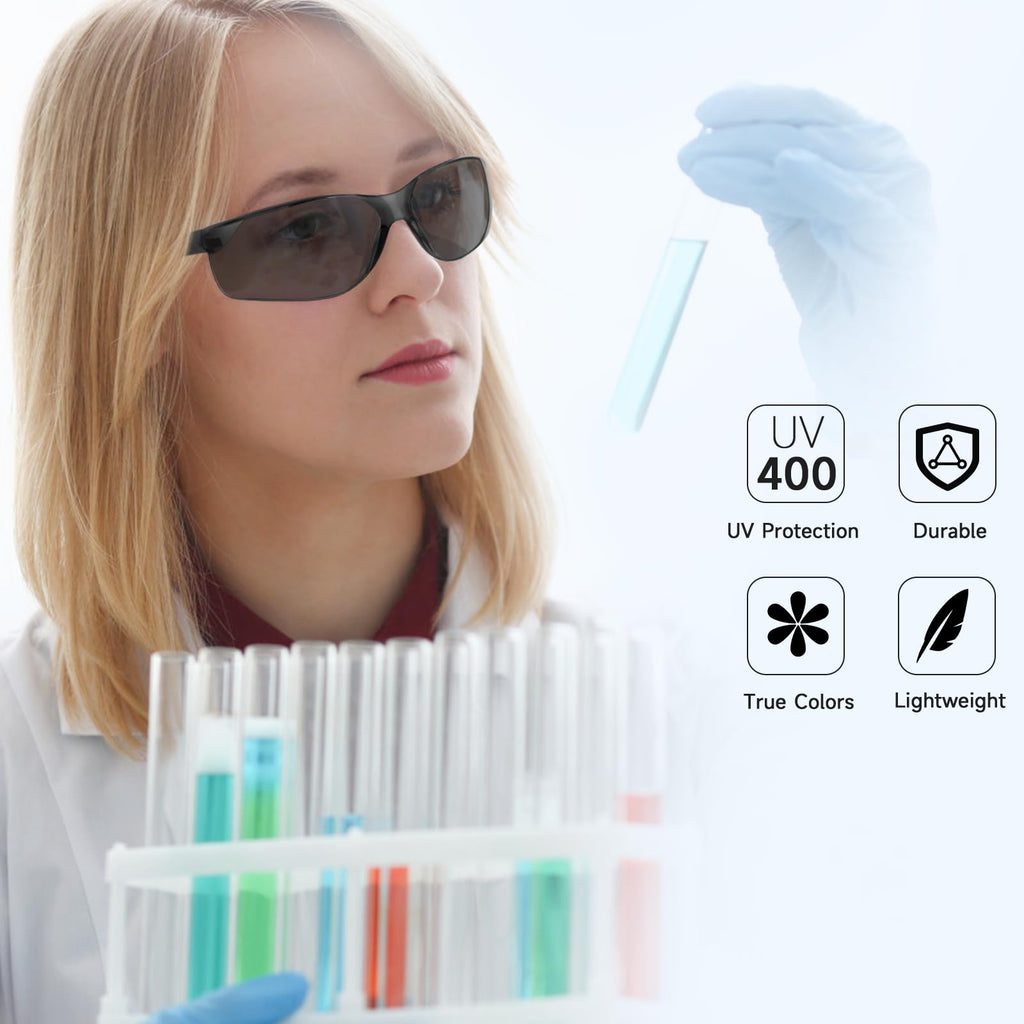 30 Pack Tinted Safety Glasses, Ansi Z87.1 Eye Protection Glasses