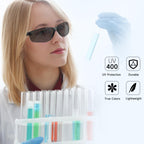 30 Pack Tinted Safety Glasses, Ansi Z87.1 Eye Protection Glasses