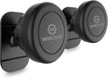 Magnetic Car Mount [2-Pack] - Universal Stick-On Dashboard Magnetic Phone Holder for Car, Strong Magnet Mount for