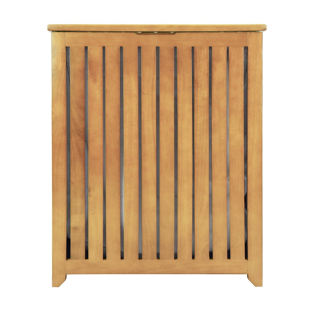 Spa-Style Bamboo Laundry Hamper