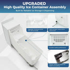 DA97-17285A Ice Bucket & Auger Assembly for Samsung Refrigerator