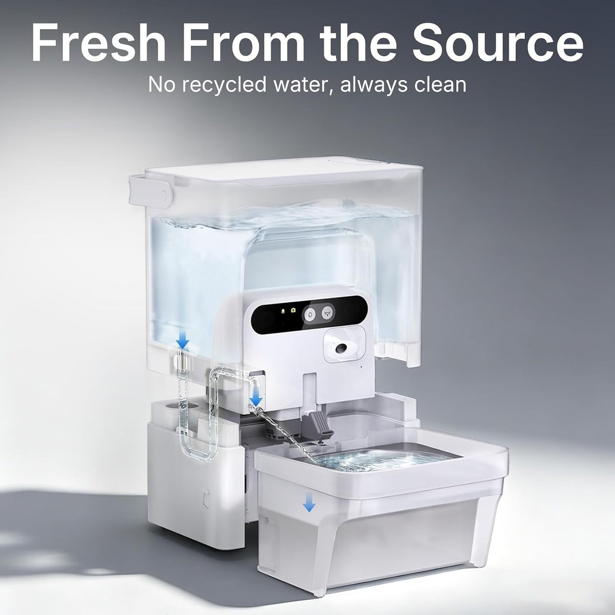 Eversweet Ultra Cat Water Fountain with AI Camera, Filterless
