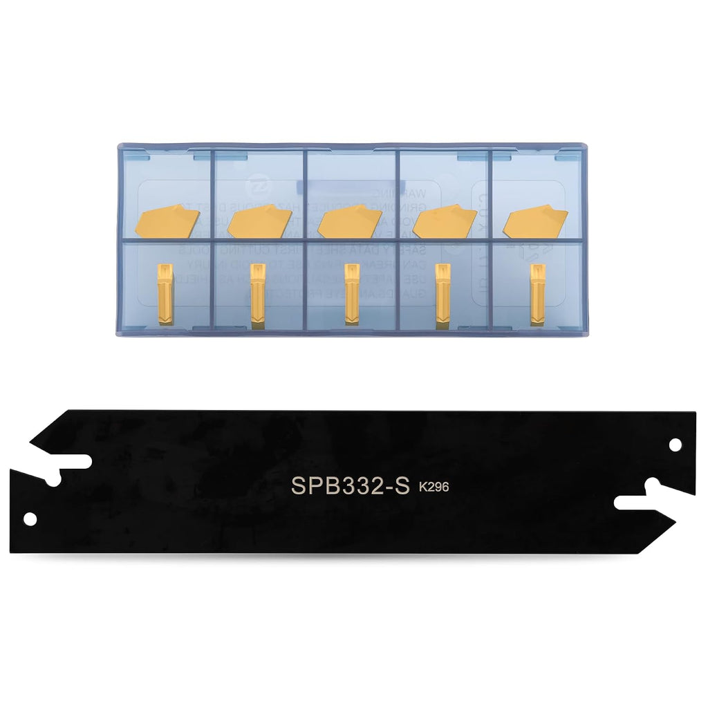 SPB332 Lathe Parting Tool Set with GTN-3 Insert 32mm Cut-Off Blade
