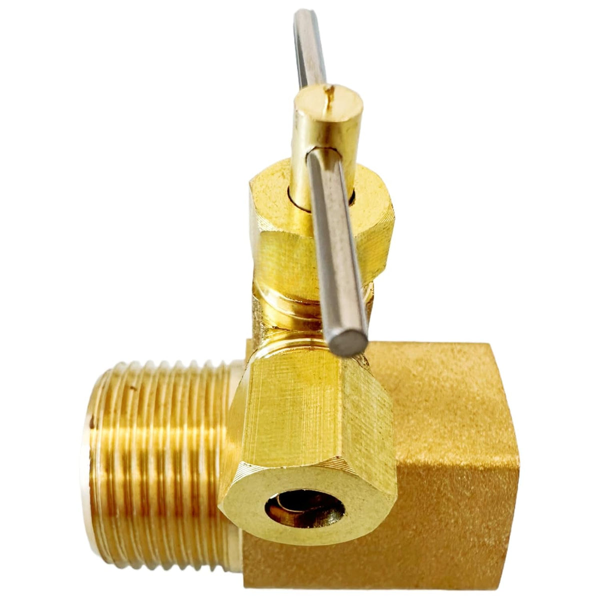 Ice Maker Adapter Valve, 3/4" MIP x 3/4" FIP Brass Connector