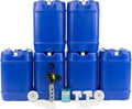 Legacy Food Storage Emergency Water Storage Containers, Long Term 5 Gallon Water Tank - 6 Stackable Food Grade Tanks