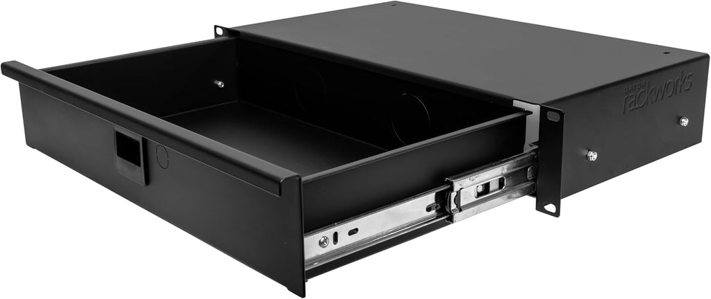 Gator Rackworks Shallow 2U Rack Mount Drawer with Lock, 10" Deep (GRW-DRWSH2)