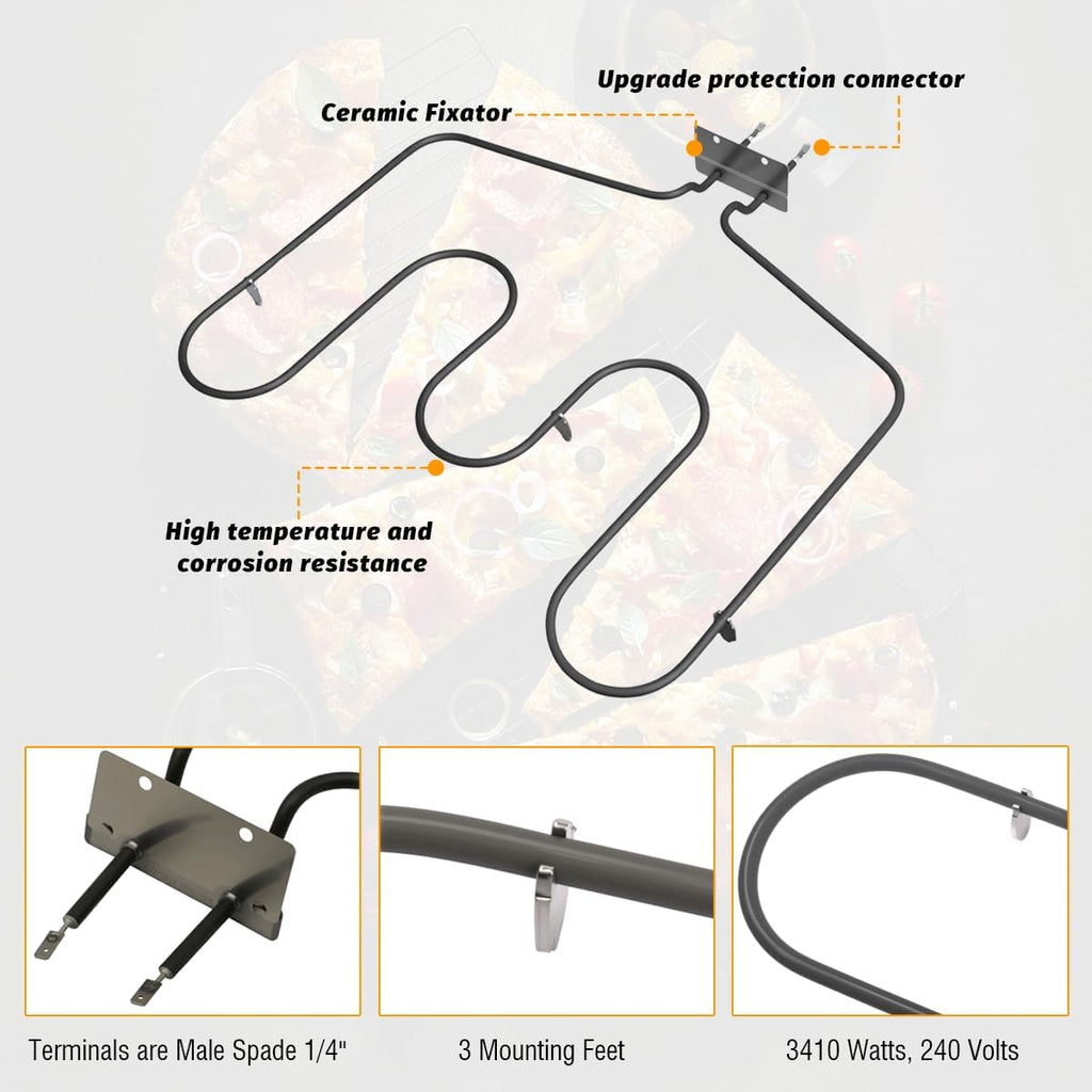 WB44T10018 Lower Bake Heating Unit Element for GE Range Oven Stove PS249293