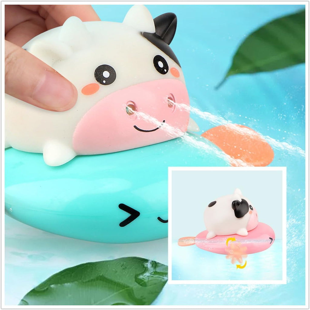 Bath Toy,Cute Animal Clockwork Bathtub Swimming Pool Toy,Baby Bath Toys for Toddlers 1-3, Boys & Girls Water Bath Toy