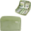 Kawaii Cute Pencil Pouch Aesthetic Standing Pencil Case (Green) | Large Capacity Stand Up Pencil Case, Cute Japanese