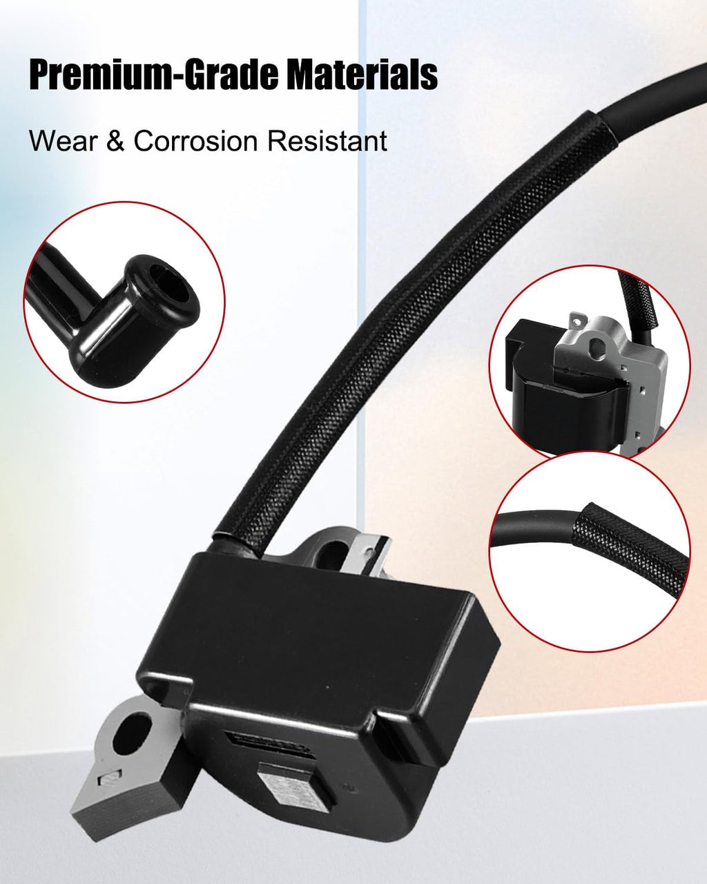 Ignition Coil with Spark Plug Fit for Craftsman Troy-Bilt Backpack Blower
