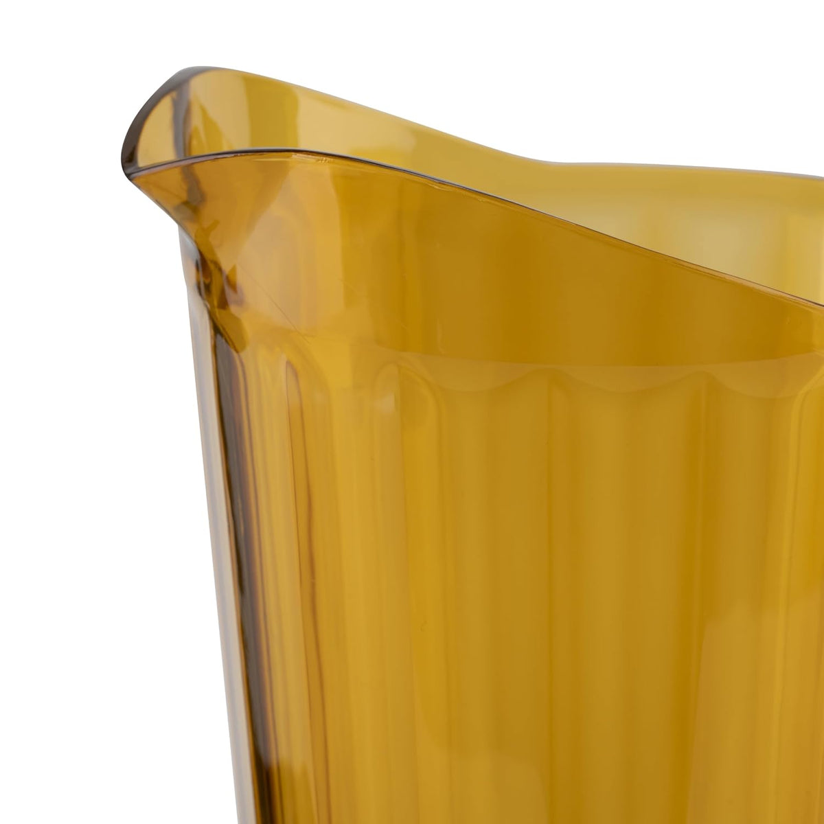 G.E.T. 60 oz Amber Plastic Pitcher with Handle