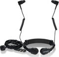 ETK007 Adjustable Throat Mic Two Way Radio Headset, Finger PTT | for Cycling, for RT22/RT21/H777/RT68, Compatible