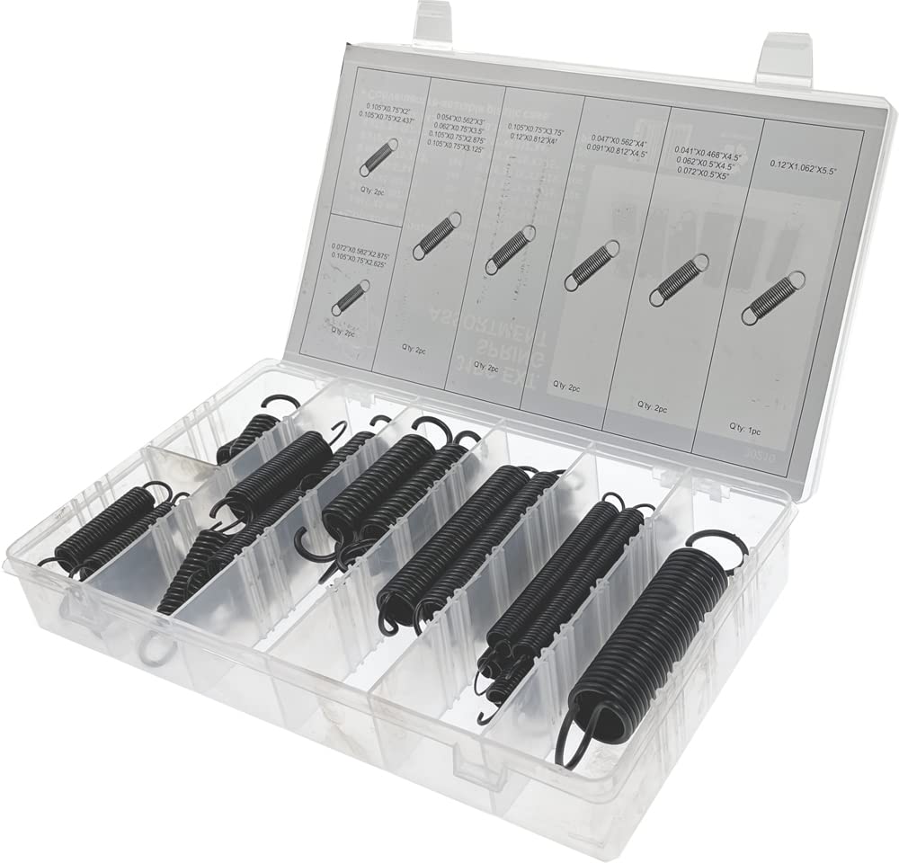 30210 - Large Extension Spring Assortment, Package of 31 Pieces