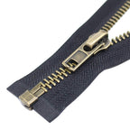 #8 24 Inch Antique Brass Separating Jacket Zipper for Sewing