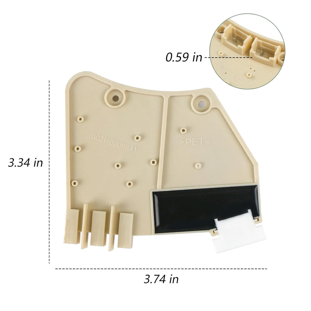 DC31-00098A Washer Motor Rotor Position Sensor Replacement Part for Samsung Kenmore Washing Machine AP4578642 PS4204673 2068316 EAP4204673