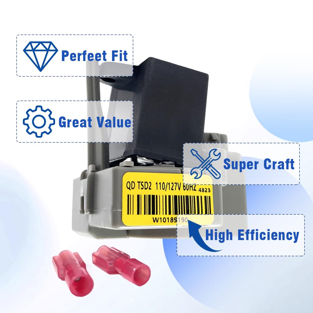 Refrigerator Start Relay, Replacement for Whirlpool W10448874